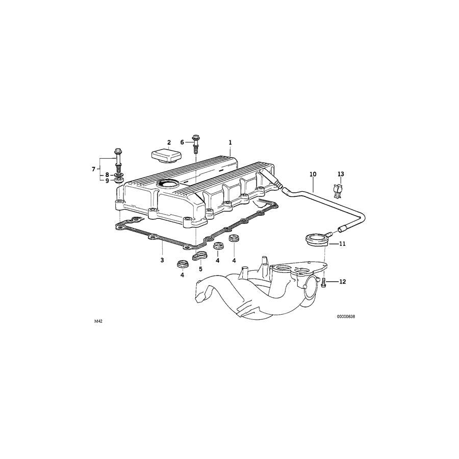 Genuine BMW 11121739793 E36 Cylinder Head Cover ´95/´96 (Inc. 318is, 318i & 318ti) | ML Performance US Car Parts