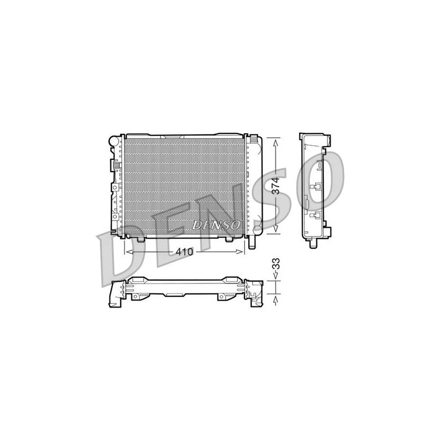 DENSO DRM17062 Engine Radiator