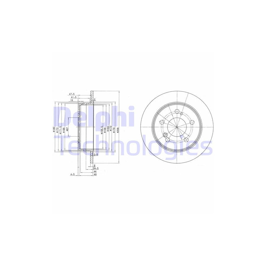 Delphi Bg2291 Brake Disc