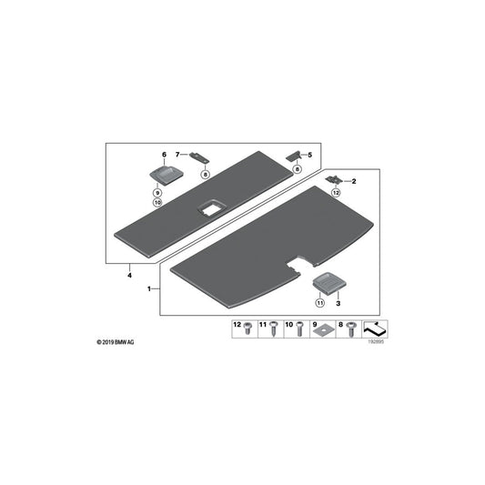Genuine BMW 51477220463 F07 Floor Carpet, Front OYSTER (Inc. 535d, 535iX & 535i) | ML Performance US Car Parts