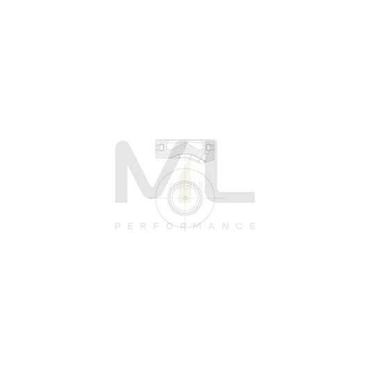 MAHLE ORIGINAL 081 PI 00105 001 Piston 84,25 mm, cooled piston ring carrier, with cooling duct, with piston ring carrier | ML Performance Car Parts