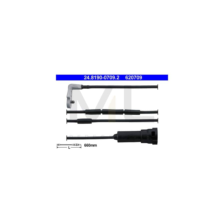 ATE 24.8190-0709.2 Brake pad wear sensor