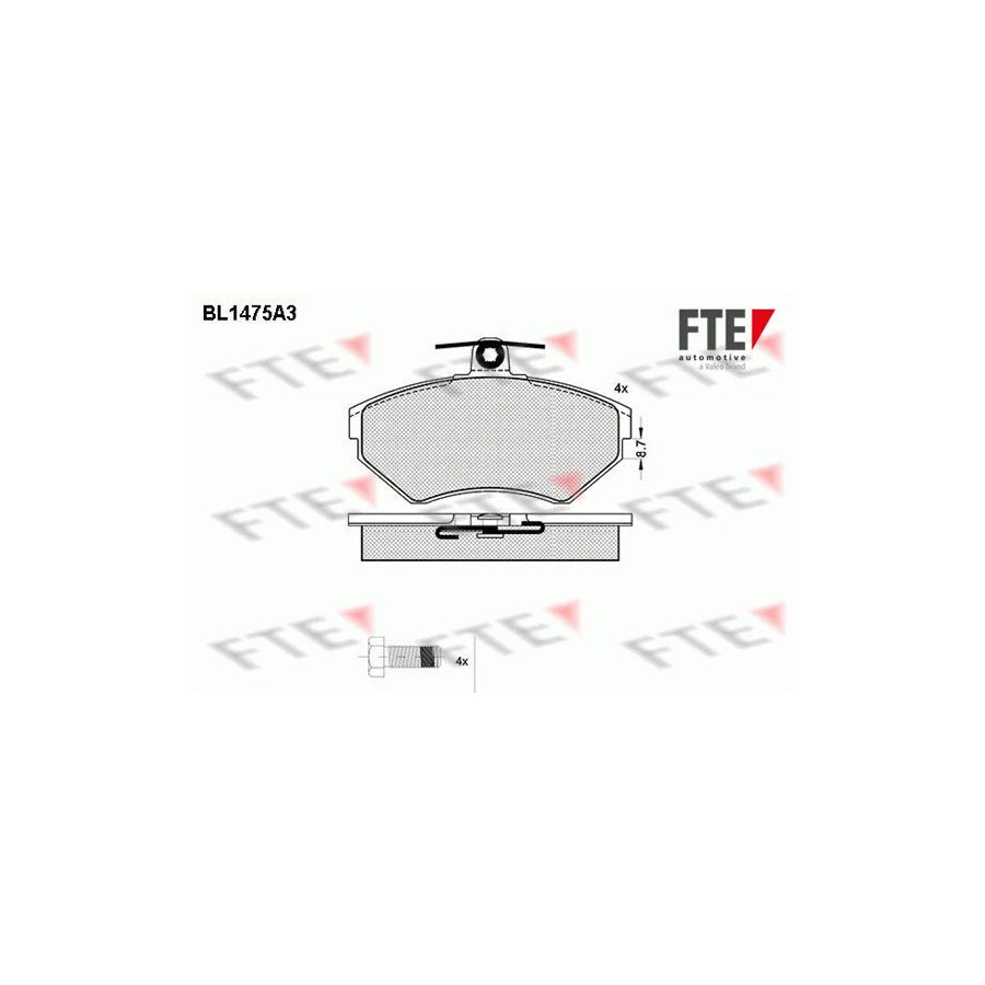 FTE 9010202 Brake Pad Set