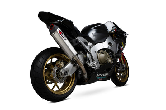 Scorpion RHA181SEO Honda CBR1000RR Fireblade Serket Track Slip-On - Brushed Stainless Steel Sleeve | ML Performance US US
