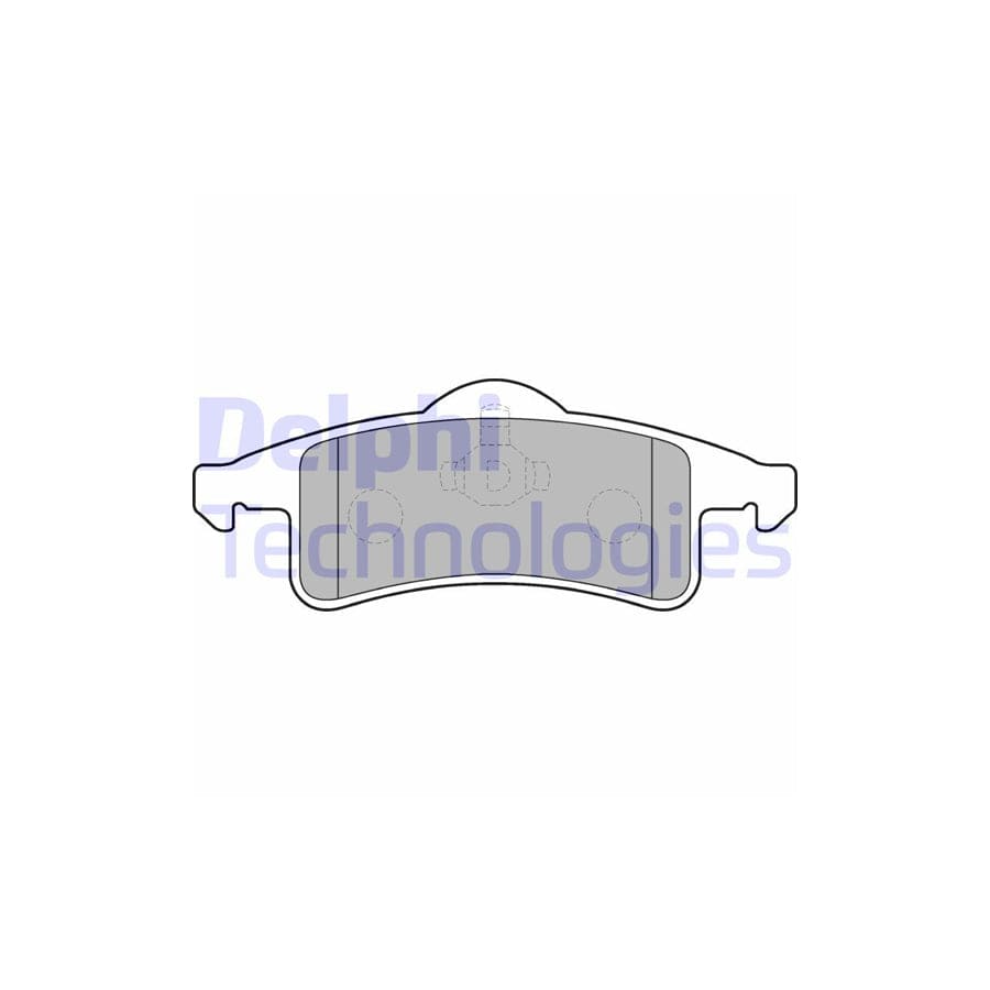 Delphi Lp1558 Brake Pad Set For Jeep Grand Cherokee