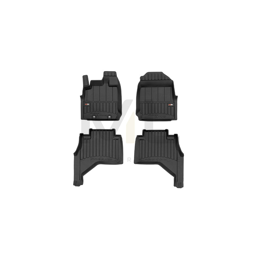 FROGUM Tailored, ProLine 3D427051 Floor mat set for ISUZU D-MAX III Pickup (RG01) Elastomer, Front and Rear, Quantity: 4, Black, (LHD)
