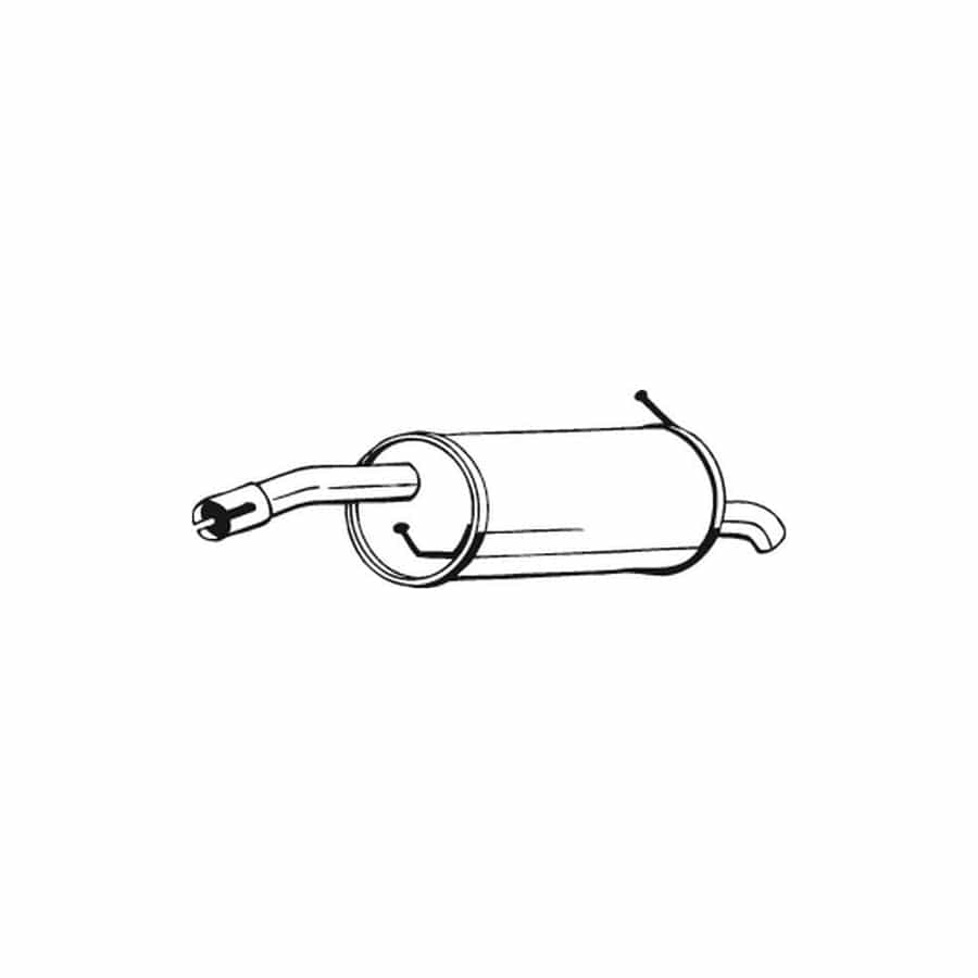 Bosal 154-445 Rear Silencer for Ford Fiesta