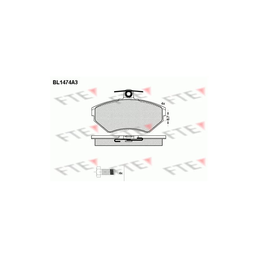 FTE 9010200 Brake Pad Set
