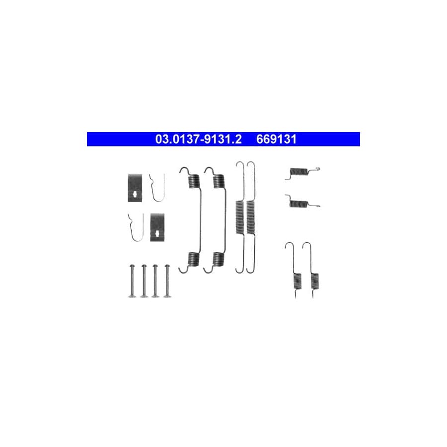 ATE 03.0137-9131.2 Accessory Kit, Brake Shoes for MAZDA 323