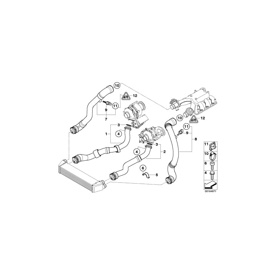 Genuine BMW 11617789170 E65 Preformed Seal (Inc. 740d & 745d) | ML Performance UK Car Parts