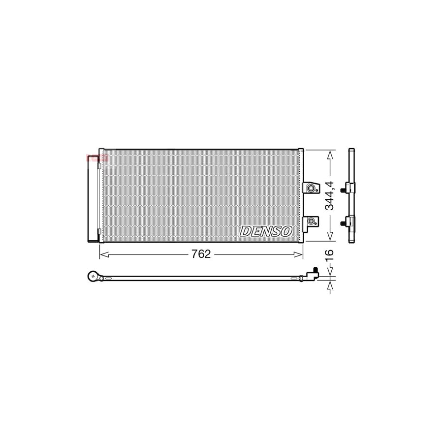 DENSO DCN33016 Air Conditioning Condenser for Volvo Xc40 (536)