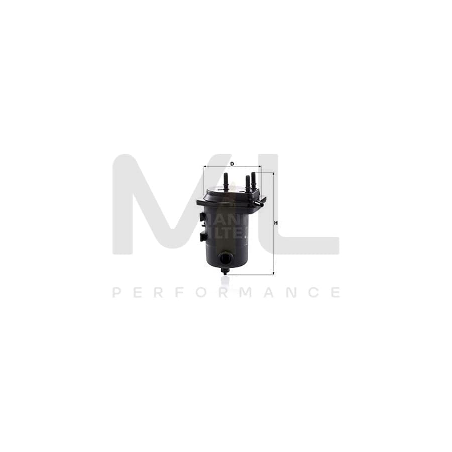 MANN-FILTER WK 939/8 x Fuel filter with seal
