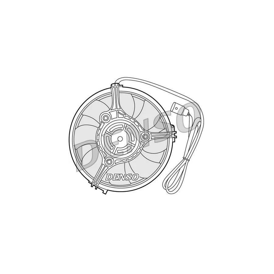 DENSO DER02001 Fan, Radiator