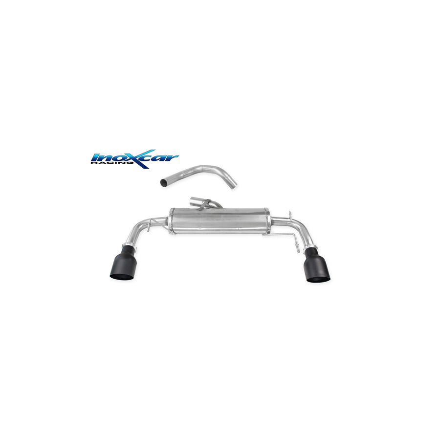 InoXcar FICQ.03.10CBLACK Abarth 500 Rear Silencer