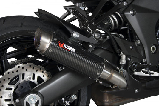 Scorpion KA1009CEM Kawasaki Z1000 Rp1-Gp Slip-On (Pair) - Carbon Fibre Sleeve | ML Performance US US