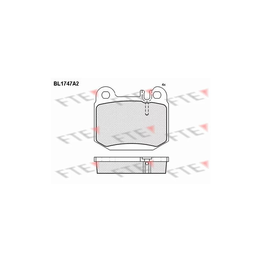 FTE Bl1747A2 Brake Pad Set