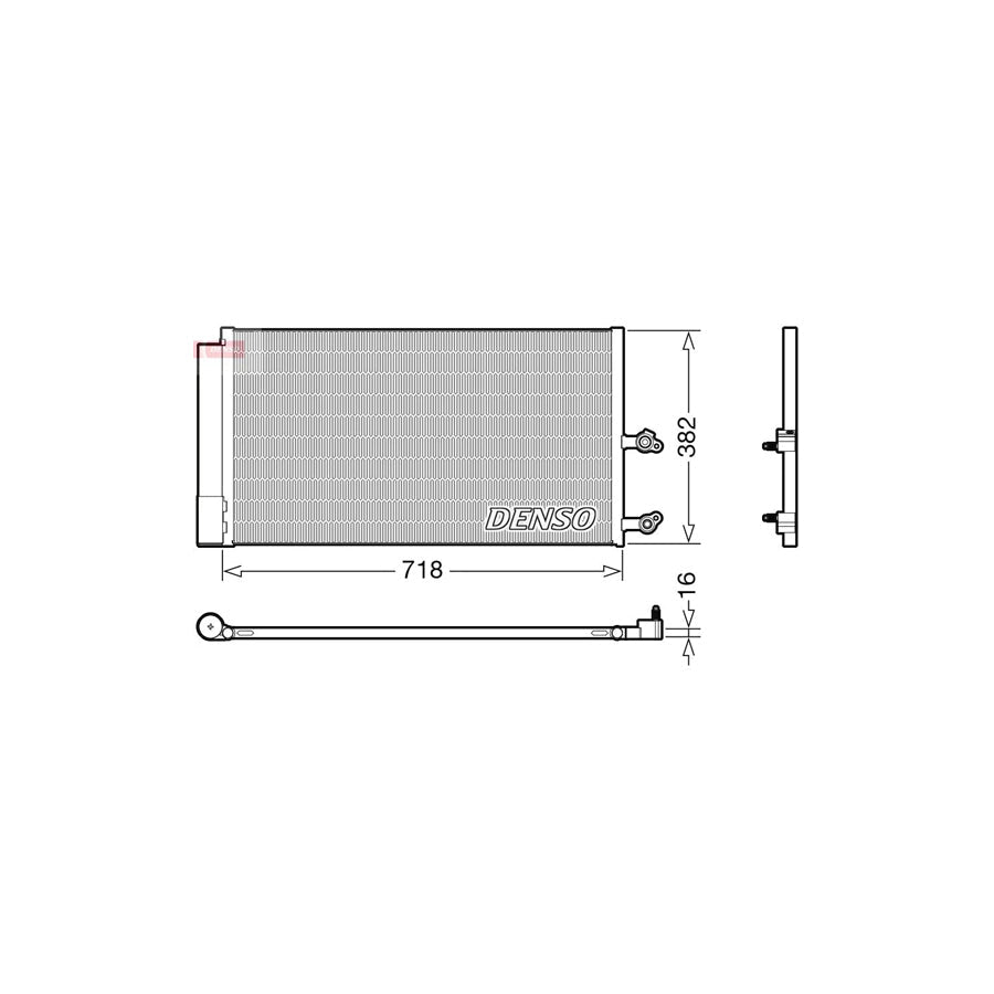 DENSO DCN33014 Air Conditioning Condenser for Volvo Xc90 II (256)