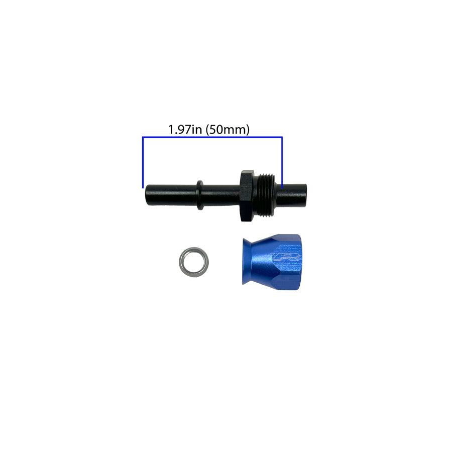Precision Raceworks 201-0176 PTFE AN6 Fitting to 7.89mm Male QC