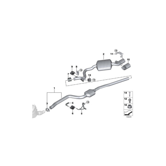 Genuine BMW 18207795017 F01 E91 F10 Holder (Inc. 730d, 525d & 730dX) | ML Performance US Car Parts