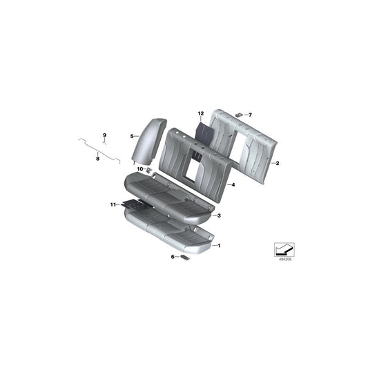 Genuine BMW 52207435165 G31 F90 G30 Carrier Plate (Inc. 520i 1.6, 520d ed & 518d) | ML Performance US