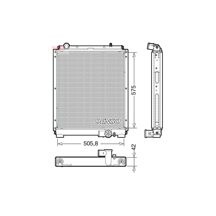 DENSO DRM45052 Engine Radiator