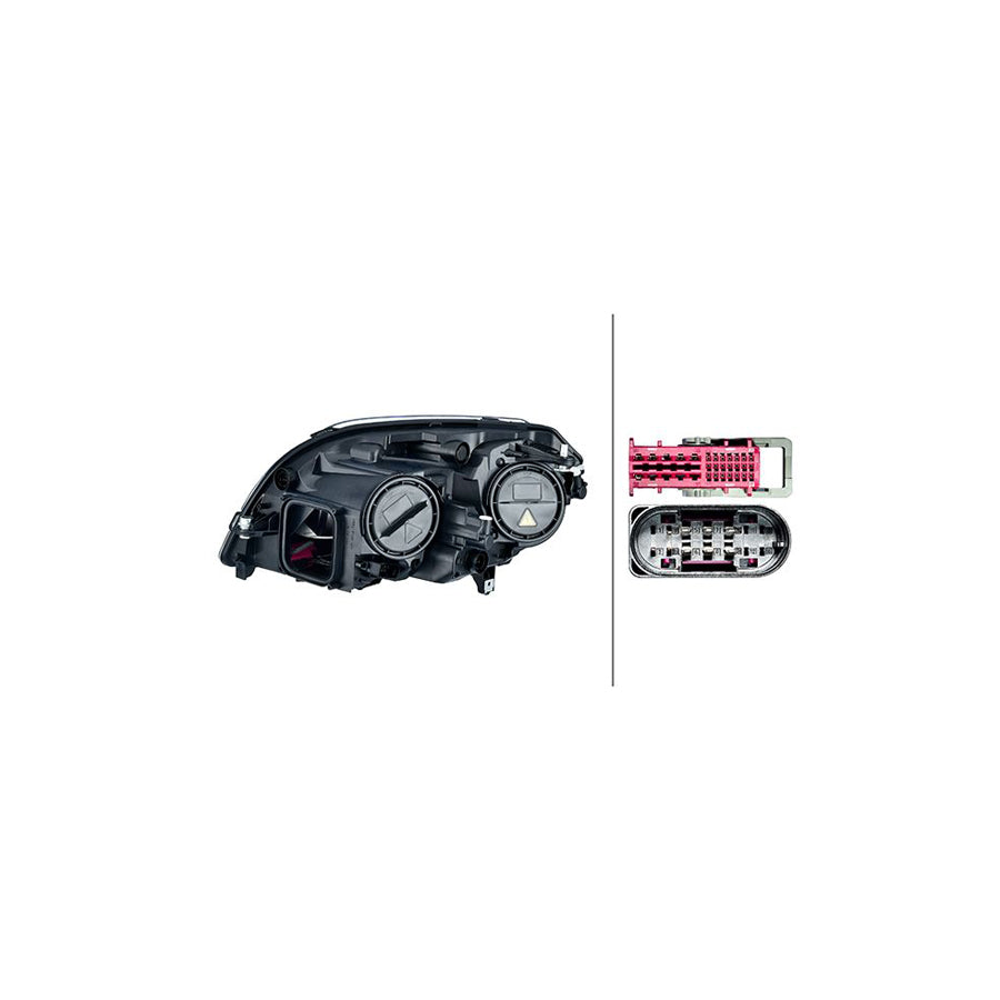 Hella 1ZS 354 878-161 Headlight