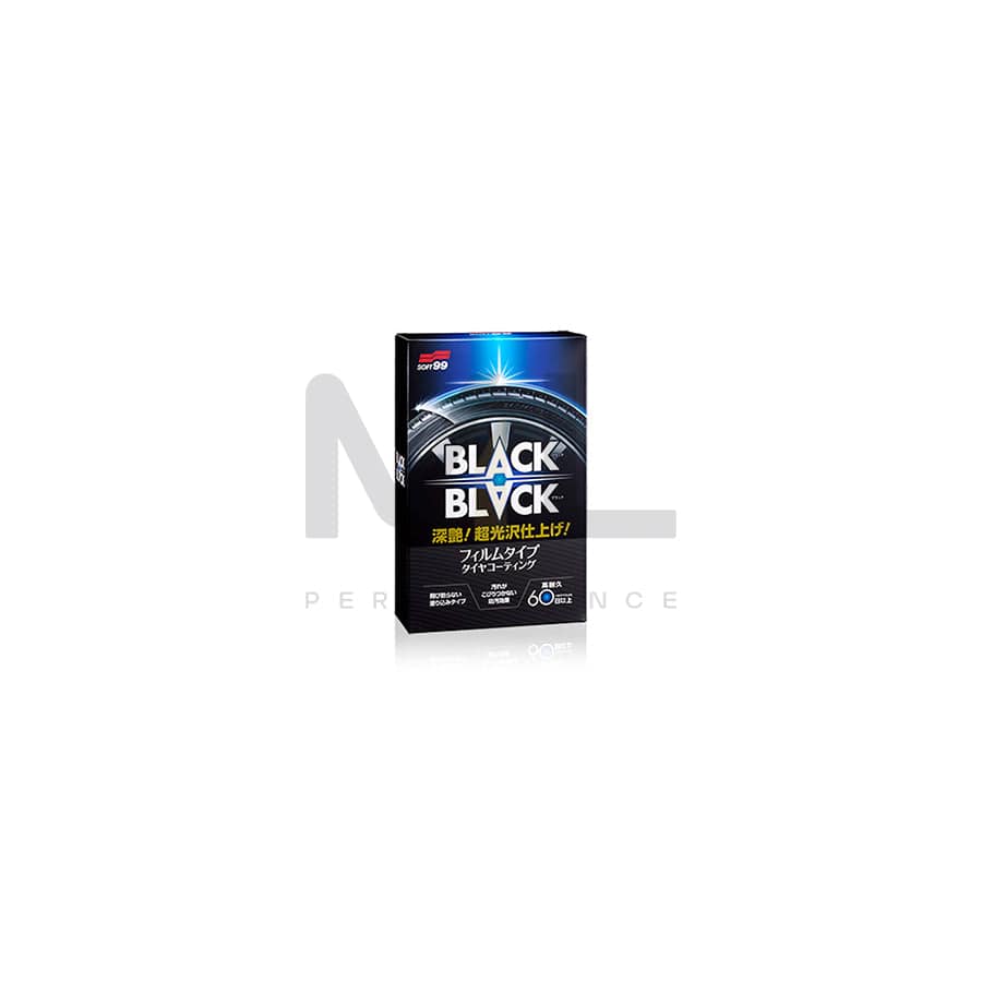 Soft99 02082 BLACK BLACK Hard Coat for Tyre 110 ml