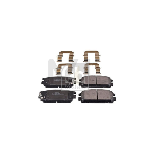 Febi Bilstein 170855 Brake Pad Set For Hyundai Terracan Rear Axle, With Acoustic Wear Warning