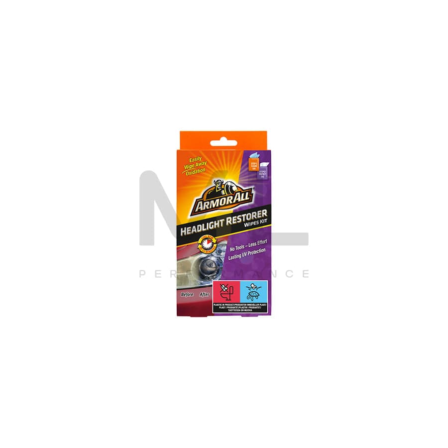 ARMORALL AA Headlight Restorer Wipes Kit