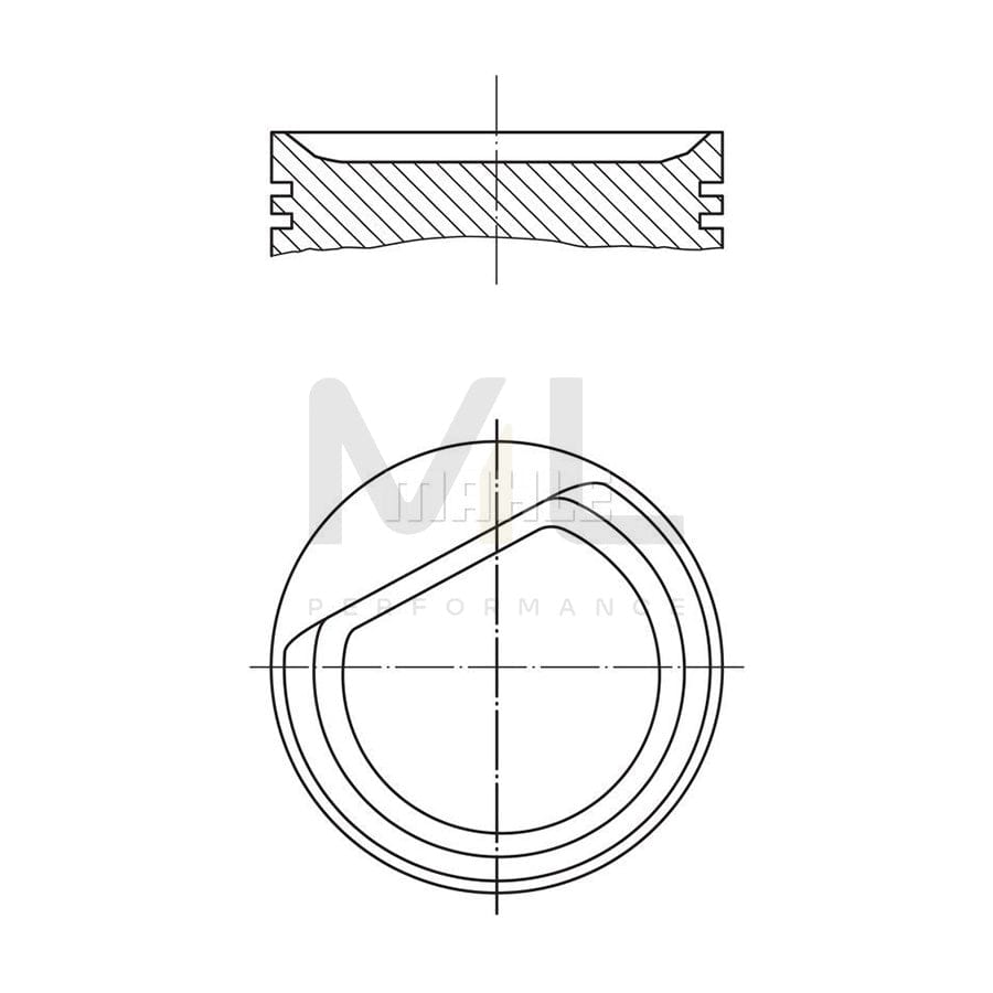 MAHLE ORIGINAL 003 22 00 Piston 84,0 mm | ML Performance Car Parts