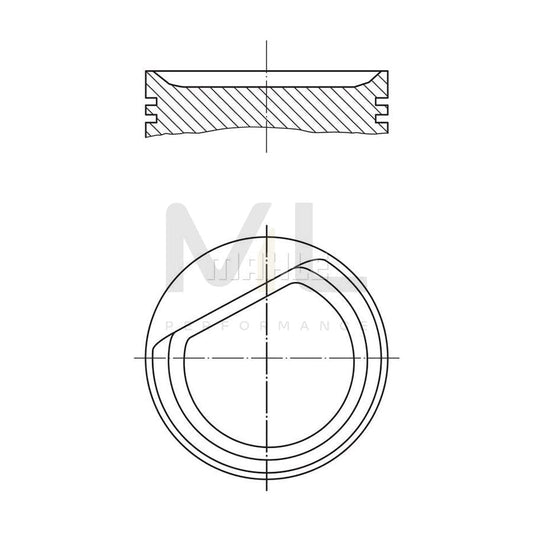 MAHLE ORIGINAL 003 22 00 Piston 84,0 mm | ML Performance Car Parts
