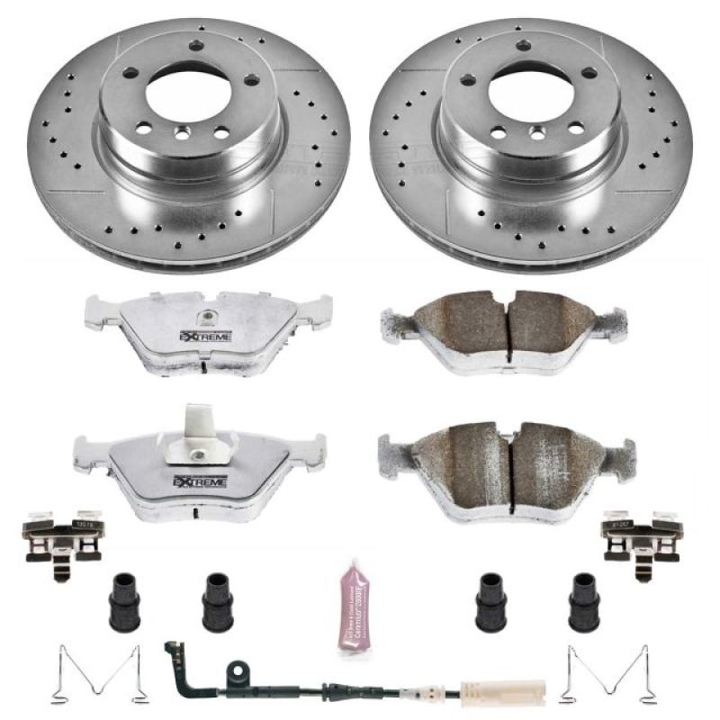 PowerStop Power Stop 04-05 BMW 525i Front Z26 Street Warrior Brake Kit
