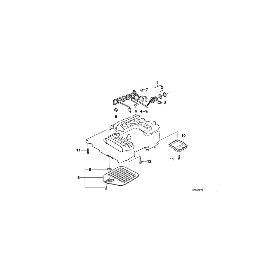 Genuine BMW 24341421364 E34 E32 E36 Covering Plate (Inc. 525tds, 530i & 730iL) | ML Performance US Car Parts