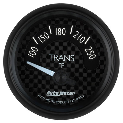 Autometer GT Series 52mm Short Sweep Electronic 100-250 Deg F Transmission Temperature