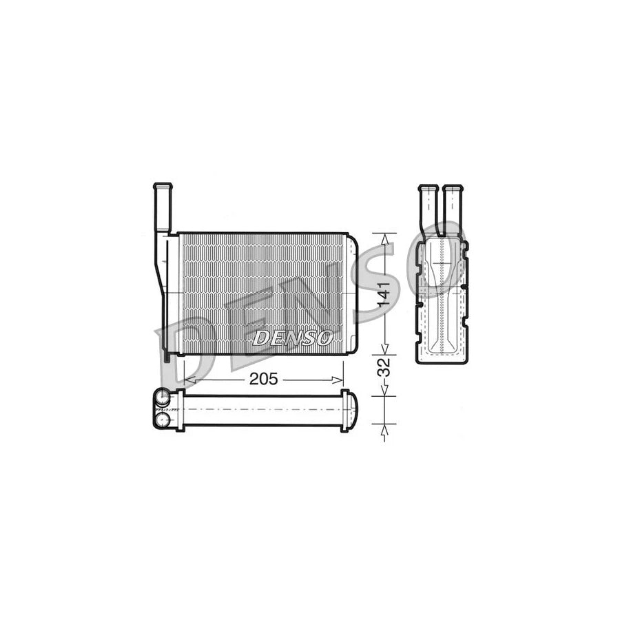 DENSO DRR23010 Heater Matrix