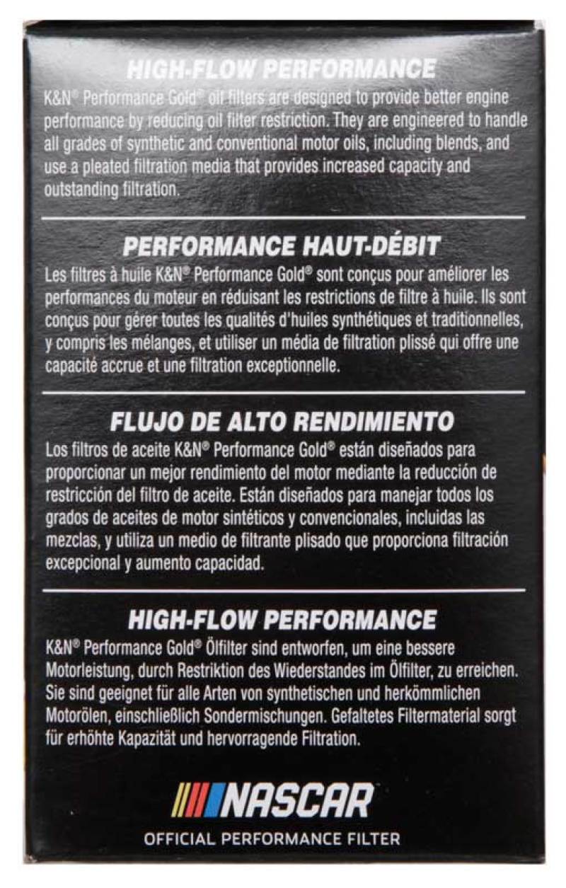 K&N Engineering K&N Performance Oil Filter for Hyundai/Kia 3.8L V6, 4.6L/5.0L V8