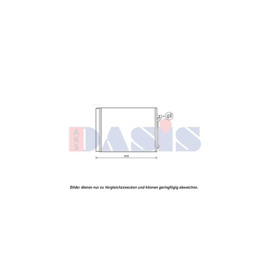 AKS Dasis 290180T Engine Radiator