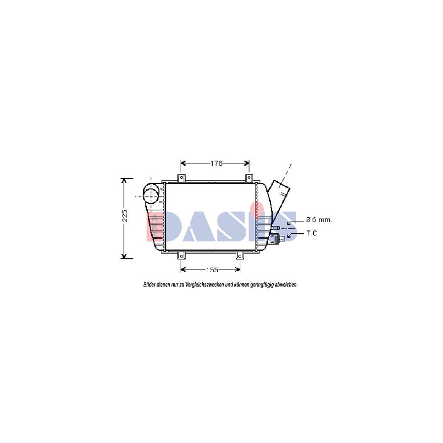 AKS Dasis 247020N Intercooler for VW Transporter