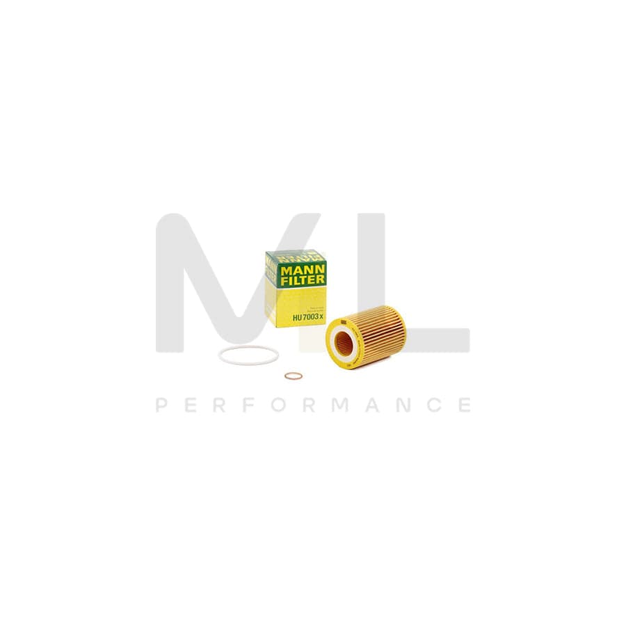 MANN-FILTER HU 7003 x Oil Filter with seal, Filter Insert
