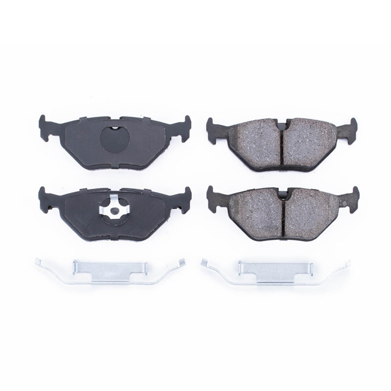 PowerStop Power Stop 91-98 BMW 318i Rear Z17 Evolution Ceramic Brake Pads w/Hardware