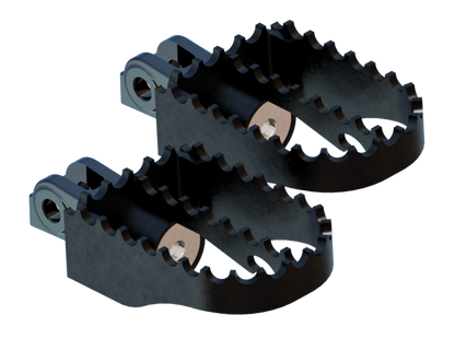 Burly Brand MX Pegs Rider - Black