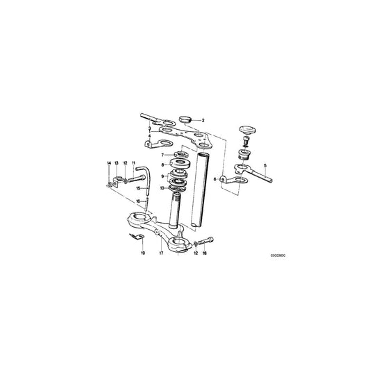 Genuine BMW 31421451339 65 Support Left (Inc.  & R 80 G/S) | ML Performance US Car Parts