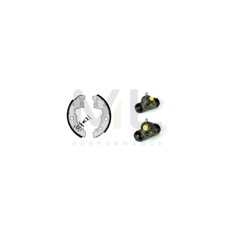 BREMBO STANDARD KIT H 61 016 Brake Shoe Set for PEUGEOT 104 Ø: 180mm | ML Performance Car Parts