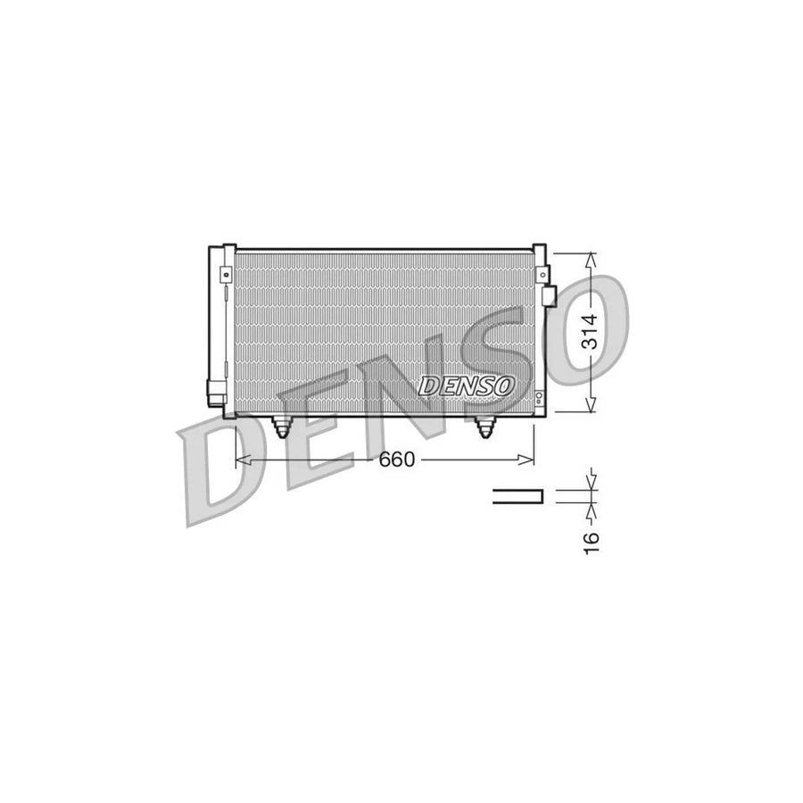 DENSO DCN36003 Air Conditioning Condenser