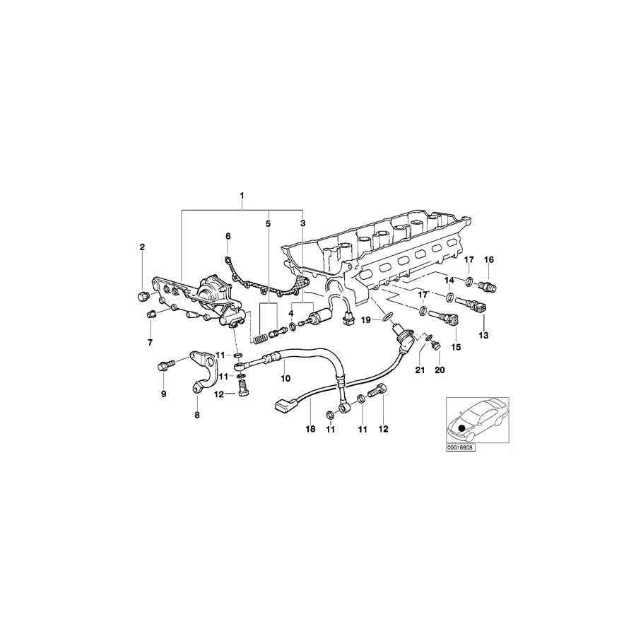 Genuine BMW 11121740463 E36 E34 Cylinder Head With Bearing Ledges 1=50 pcs (Inc. 320i & 520i) | ML Performance US Car Parts
