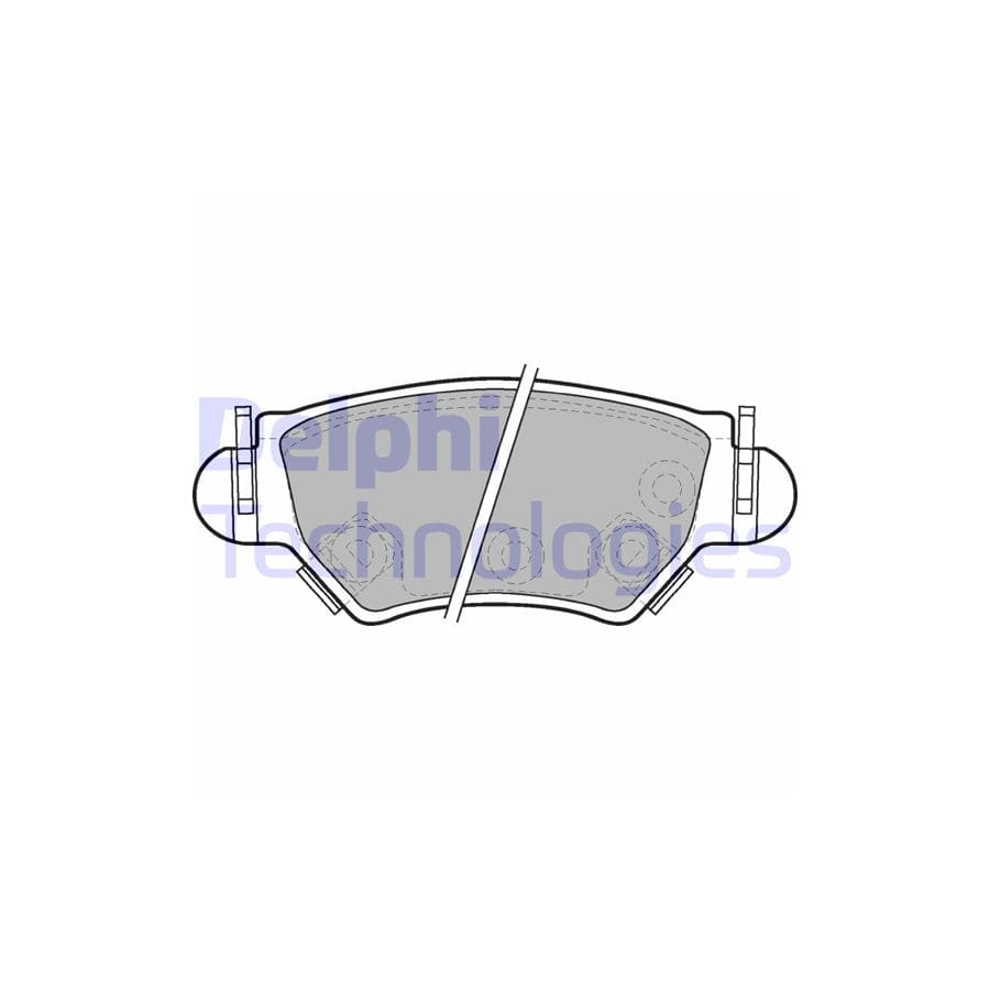 Delphi Lp1553 Brake Pad Set