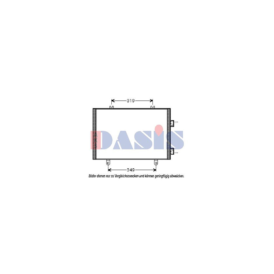 AKS Dasis 392002N Air Conditioning Condenser for Renault Trucks Mascott
