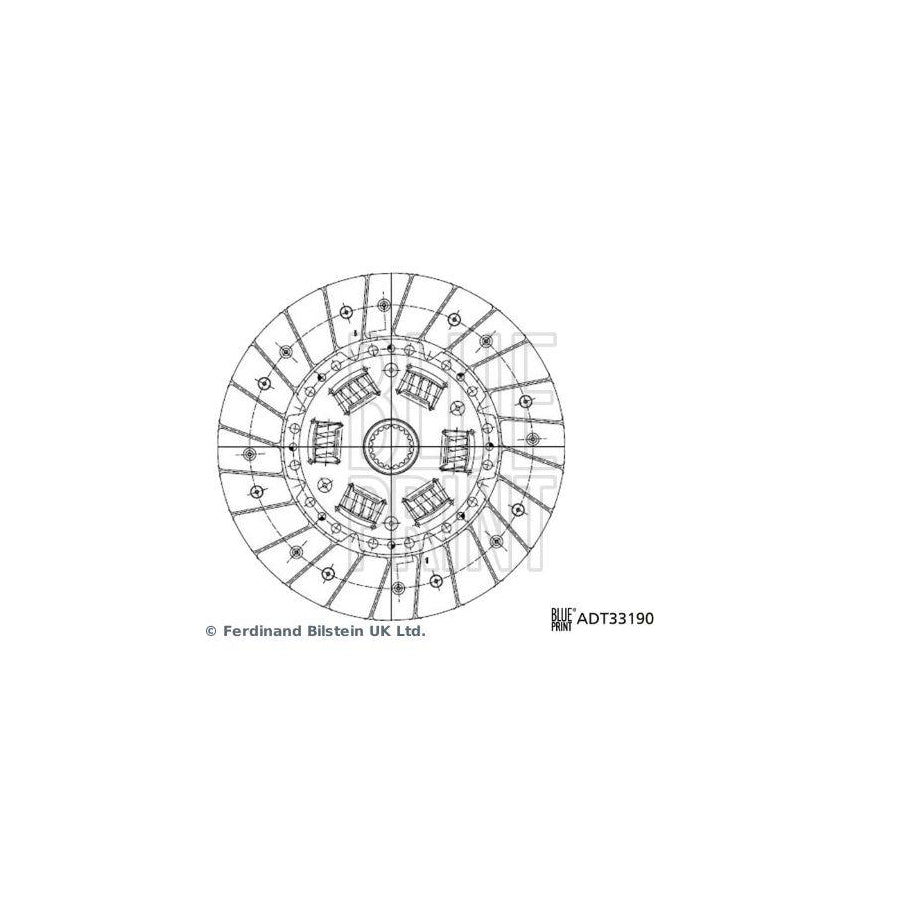 Blue Print Adt33190 Clutch Disc