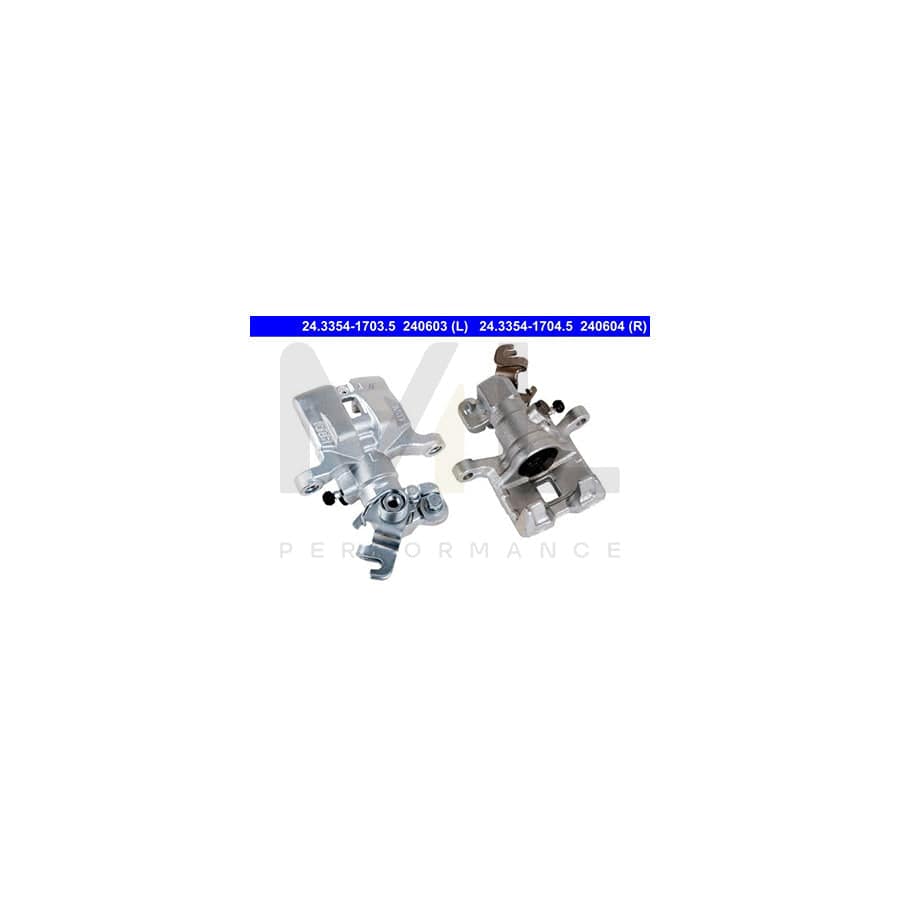 ATE 24.3354-1704.5 Brake Caliper for MAZDA 6 without holder