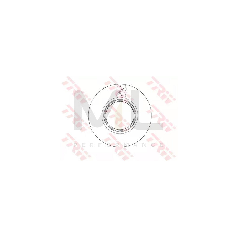TRW DF5091S Brake Disc Vented | ML Performance Car Parts